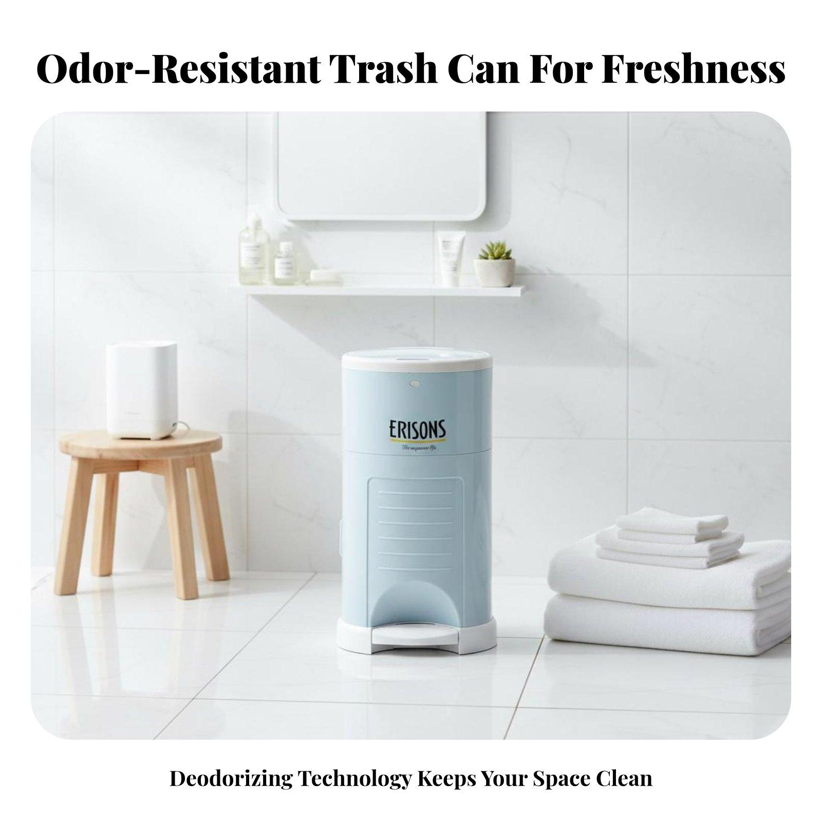 Diaper Pail Odor - Odor-Blocking Diaper Pail Triple Barrier Design