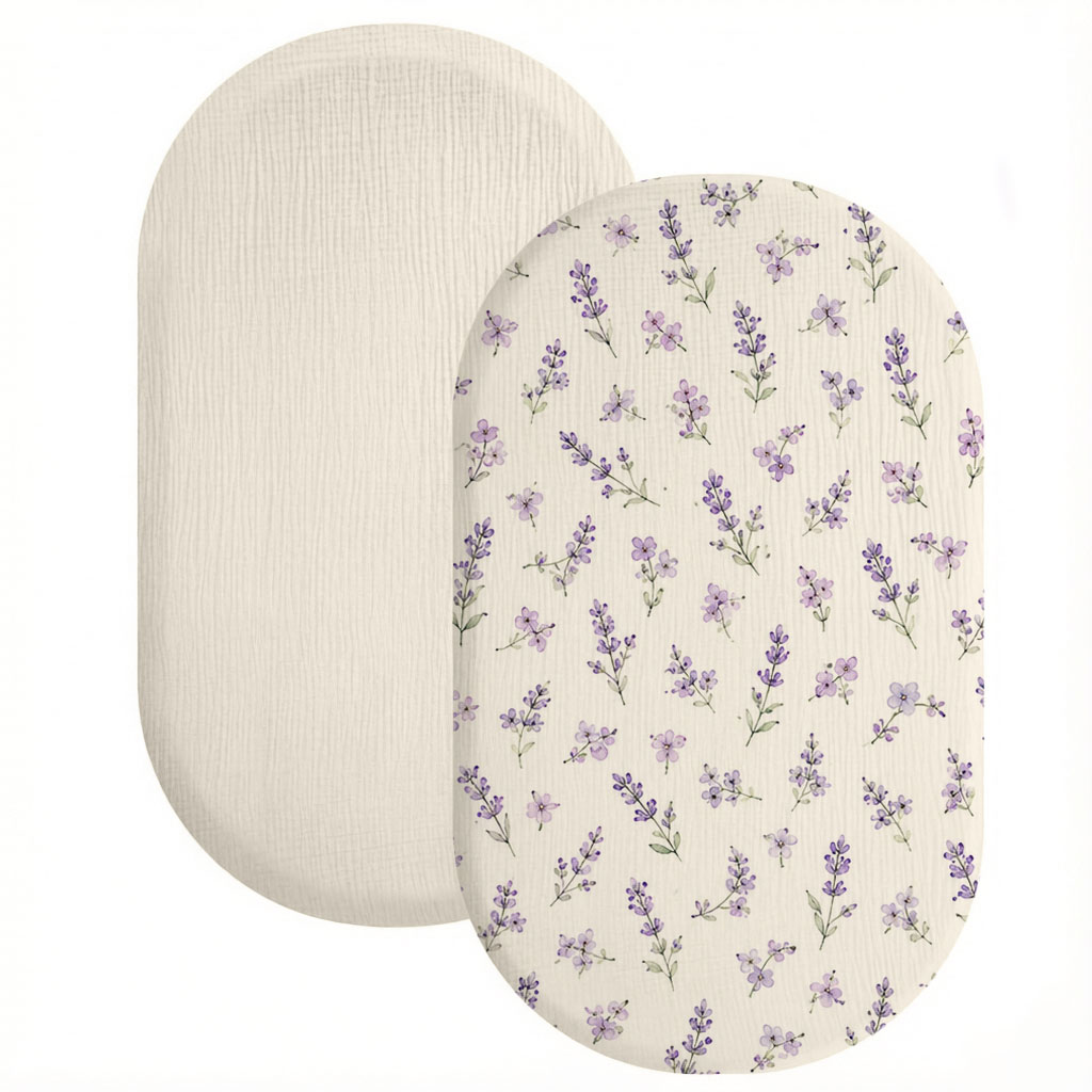Baby Nursery Sale - 2PCS Cotton Baby Bassinet Bedding Set