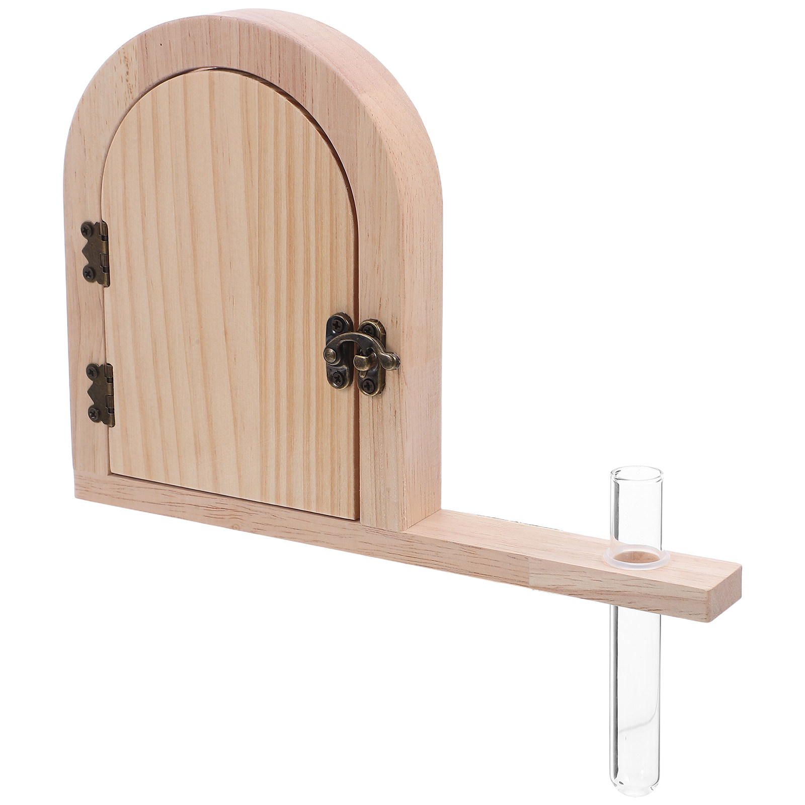 Baby Nursery Vase - Fairy Door Wooden Outlet Cover Rustic