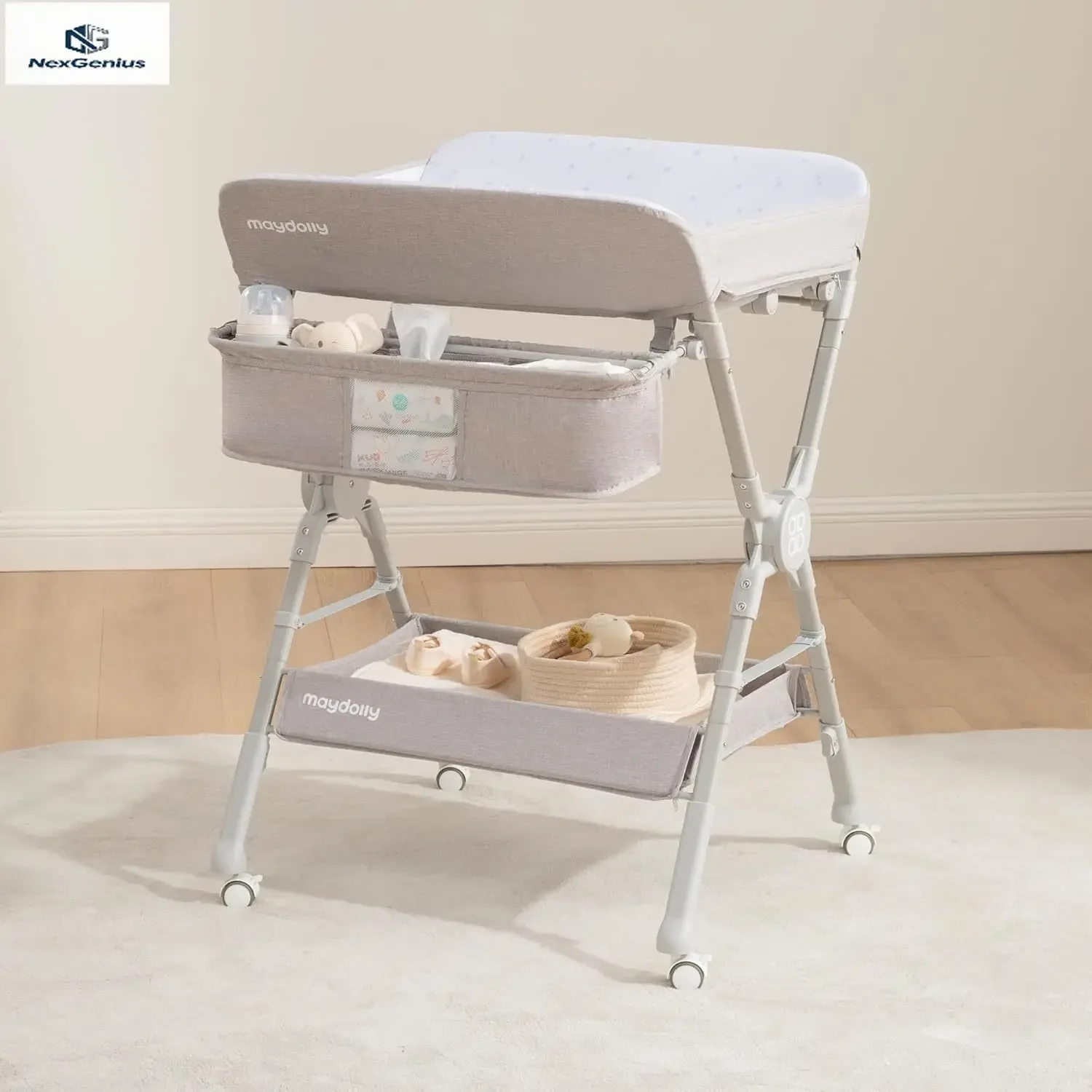Foldable Portable Diaper Chang - Baby Nursery Table recension och pris