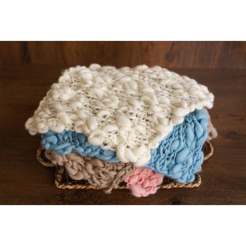 Chunky Knit Merino Baby Blanke - Baby Nursery Unisex recension och pris