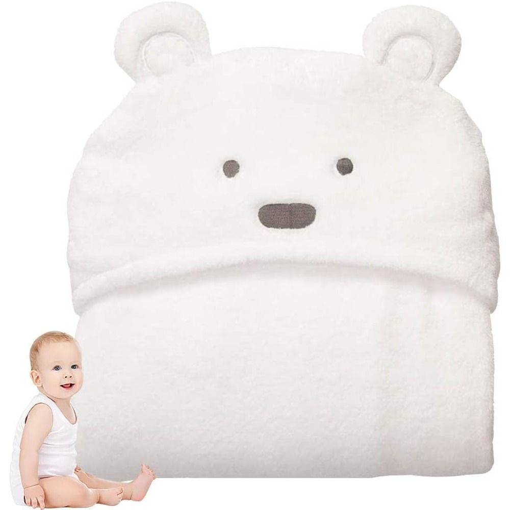 Cute Bear Hooded Towel for Kid - Baby Nursery Unisex recension och pris