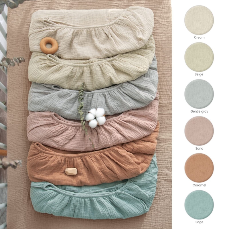 Soft Breathable Muslin Cotton  - Baby Nursery Bed recension och pris
