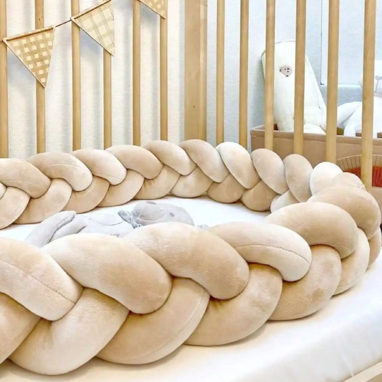 Bumper for Infant Crib Protect - Baby Nursery Sale recension och pris