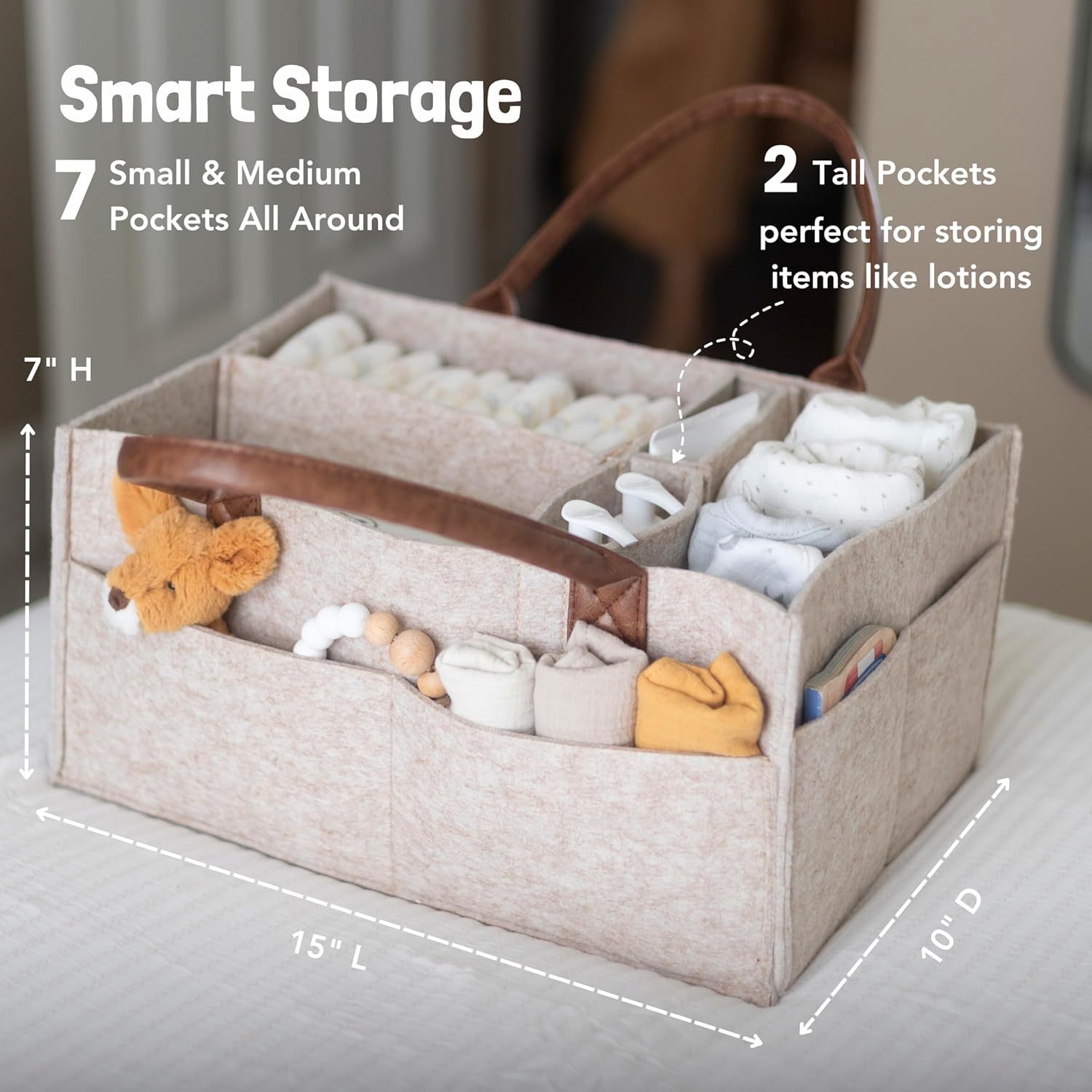 Baby Felt Storage Nursery Orga - Baby Nursery Unisex recension och pris