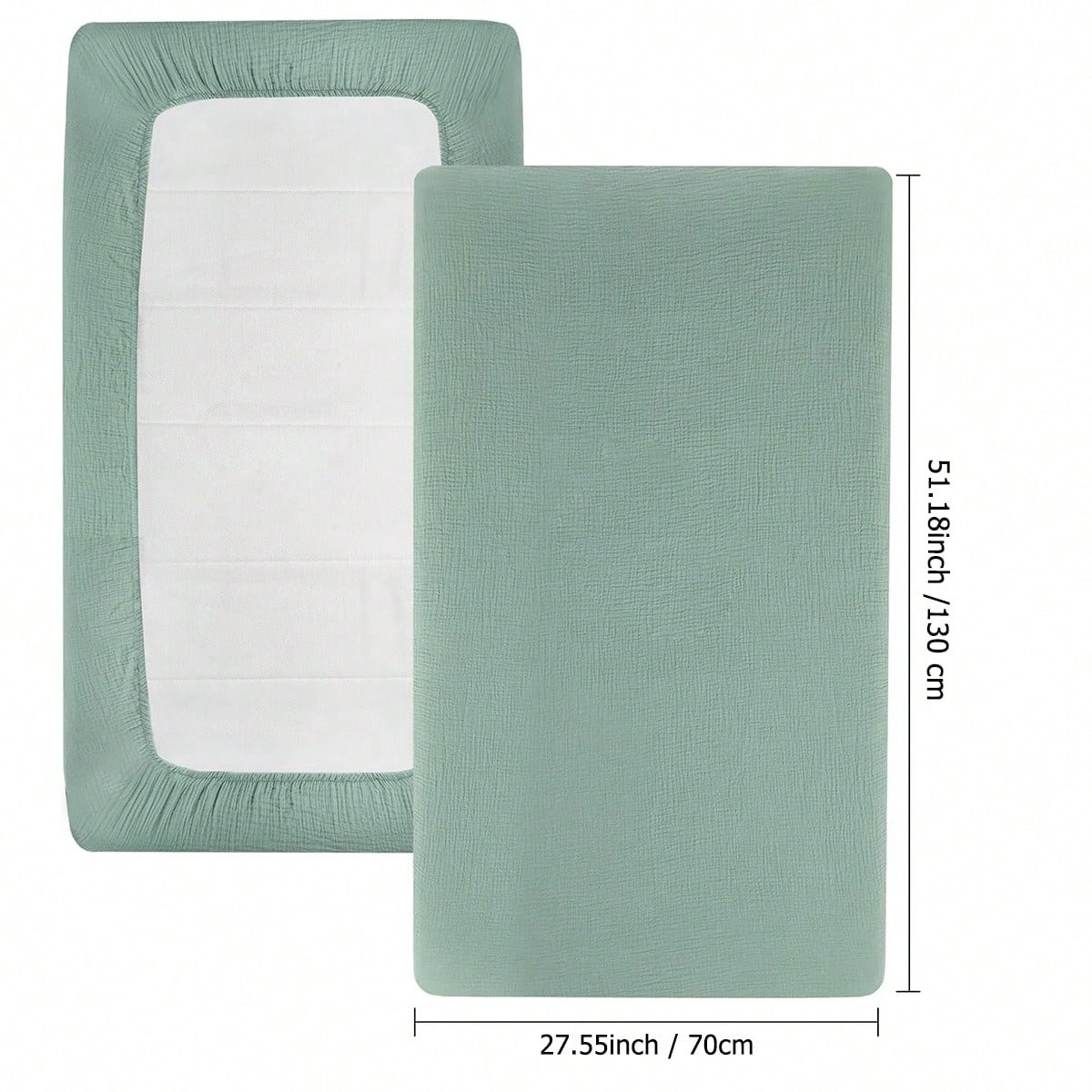 Baby Fitted Sheet Newborn Soft - Baby Nursery Bed recension och pris
