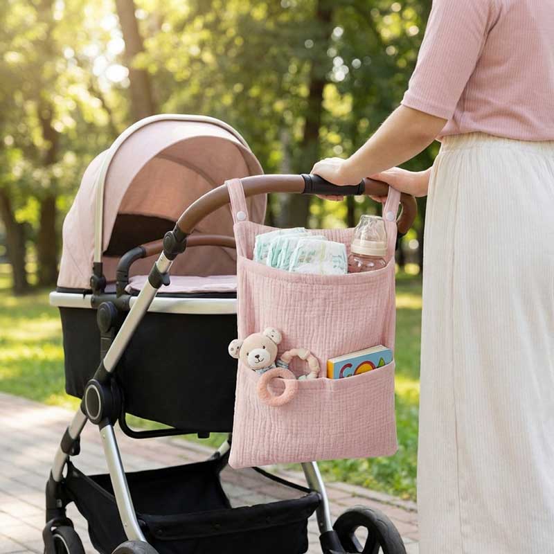 Pure Cotton Baby Stroller Hang - Baby Nursery Unisex recension och pris