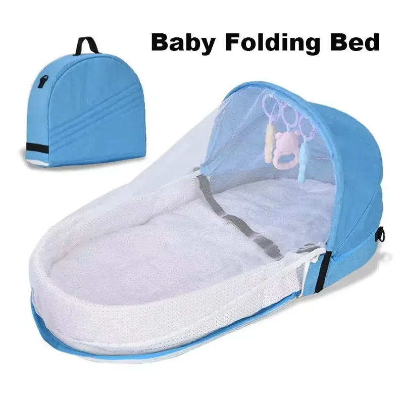 Baby Bed Convenient Folding An - Baby Nursery Bed recension och pris