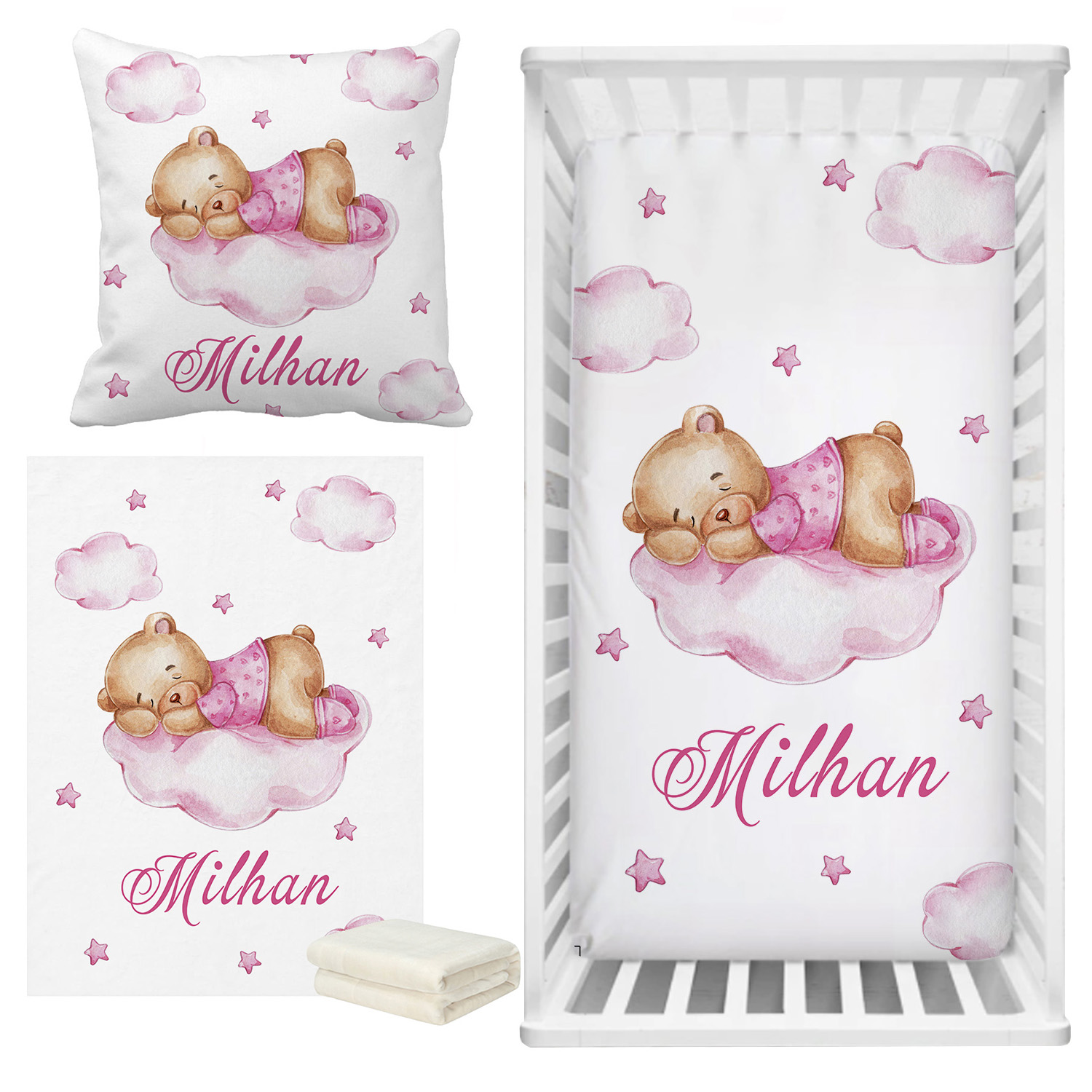 LVYZIHO Sleeping Bear Custom N - Baby Nursery Sale recension och pris