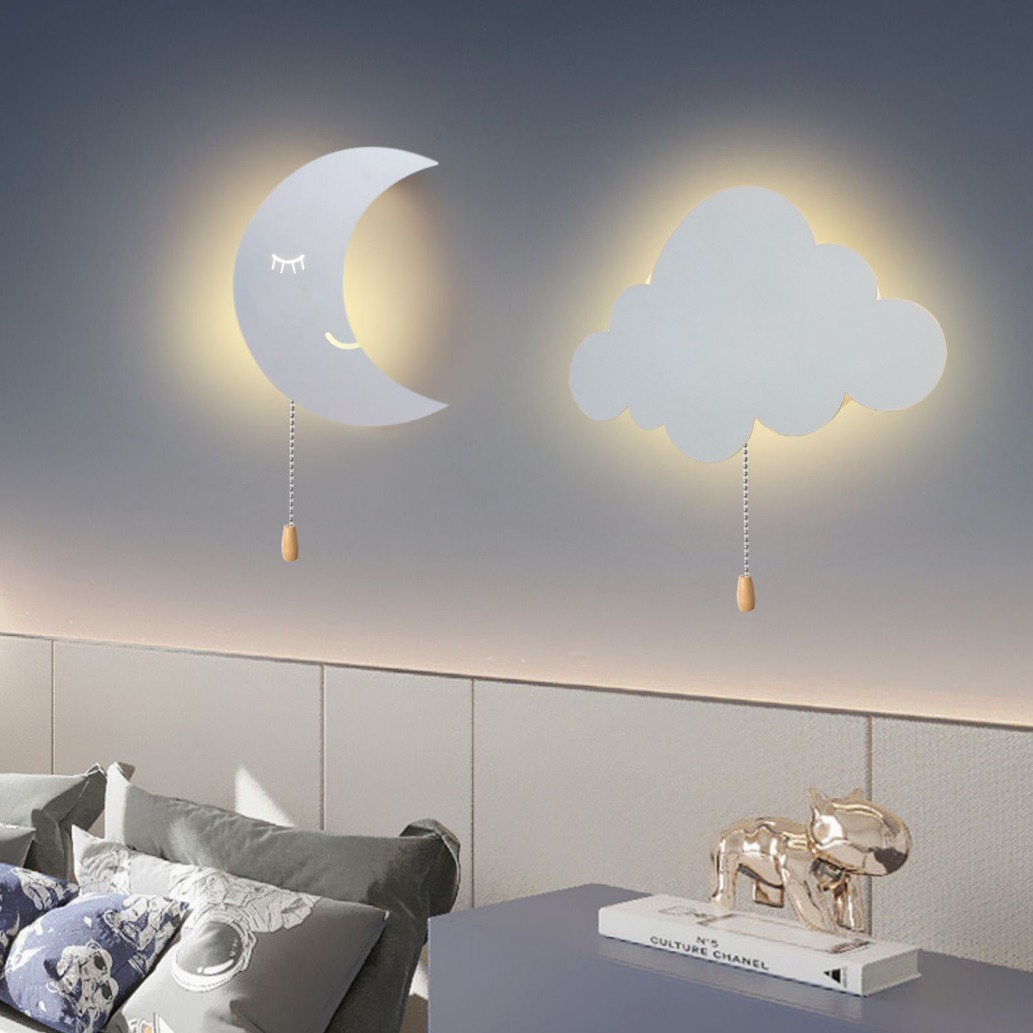 USB Port Charge AA Battery Ope - Baby Nursery Wall Lights recension och pris