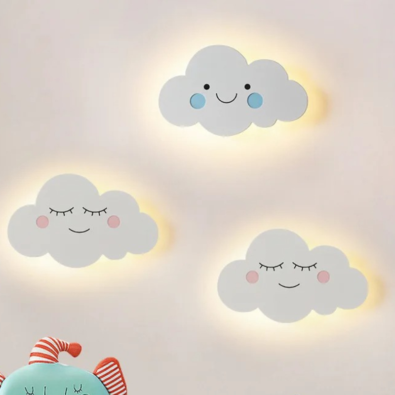 Nordic Instagram  Cloud Stars  - Baby Nursery Wall Lights recension och pris