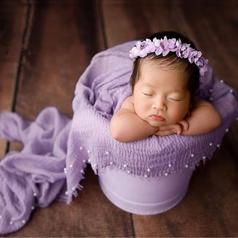 90x170cm Photo Shoot Prop Soft - Baby Wrap Stretchy recension och pris