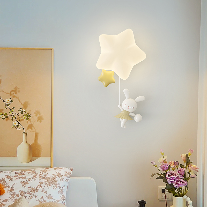 Romantic Star Wall Lamp For Nu - Baby Nursery Wall Lights recension och pris