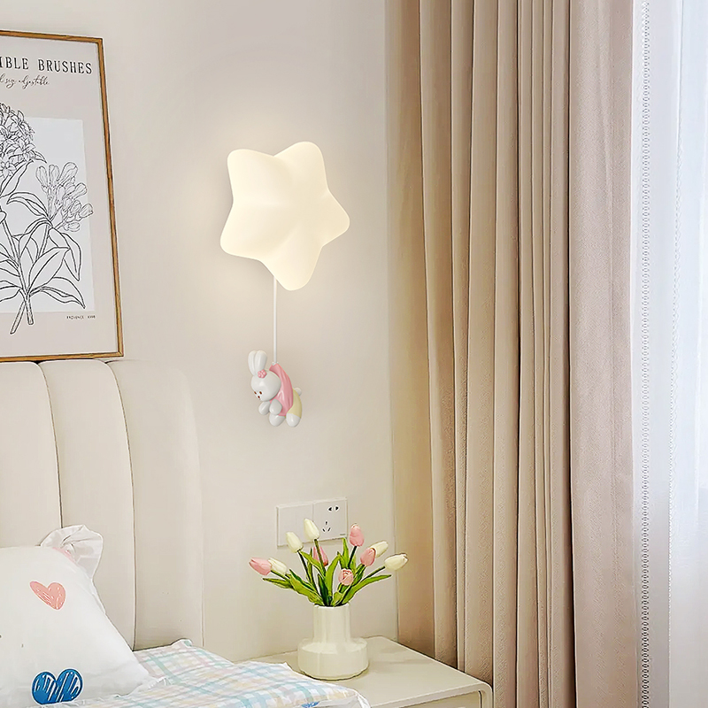 Romantic Star Wall Lamp For Nu - Baby Nursery Wall Lights recension och pris