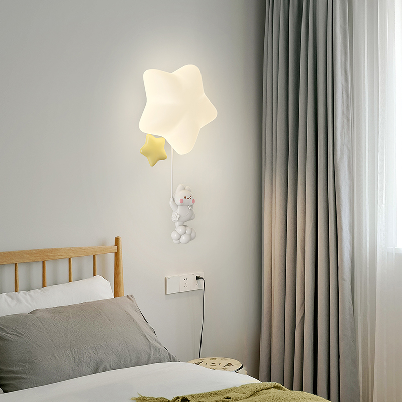 Romantic Star Wall Lamp For Nu - Baby Nursery Wall Lights recension och pris