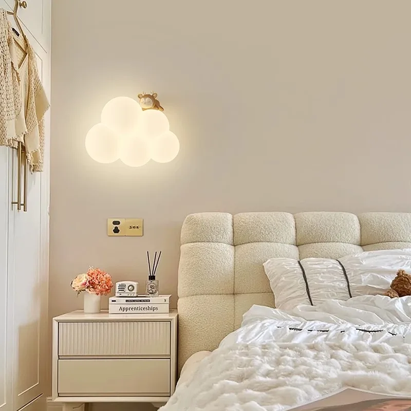 Cream Style Cartoon Creative B - Baby Nursery Wall Lights recension och pris