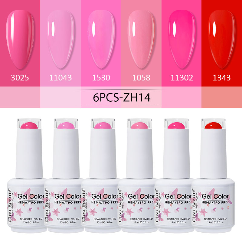 Clou Beaute 6pcs HEMA TPO FREE - Baby Nursery Jelly recension och pris