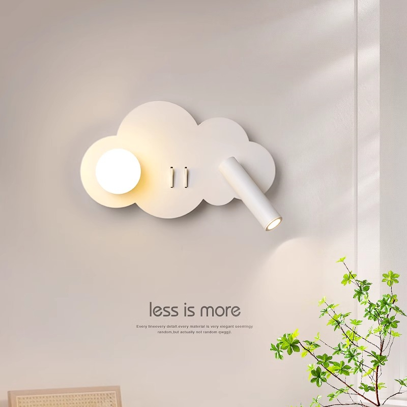 Cloud Bedroom Wall Lamp With S - Baby Nursery Wall Lights recension och pris