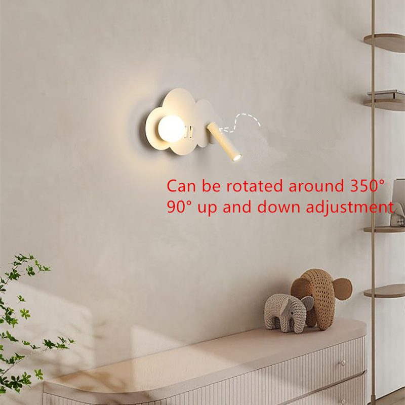 Cloud Bedroom Wall Lamp With S - Baby Nursery Wall Lights recension och pris